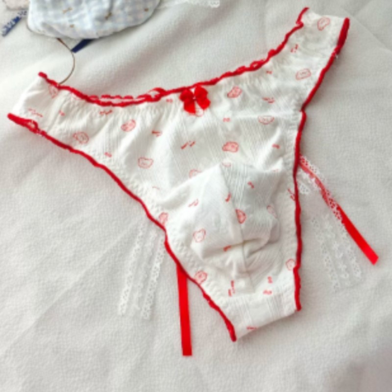 Japanese New Sweet Floral Bow  - Men'S Fashion Underwear ulasan dan harga