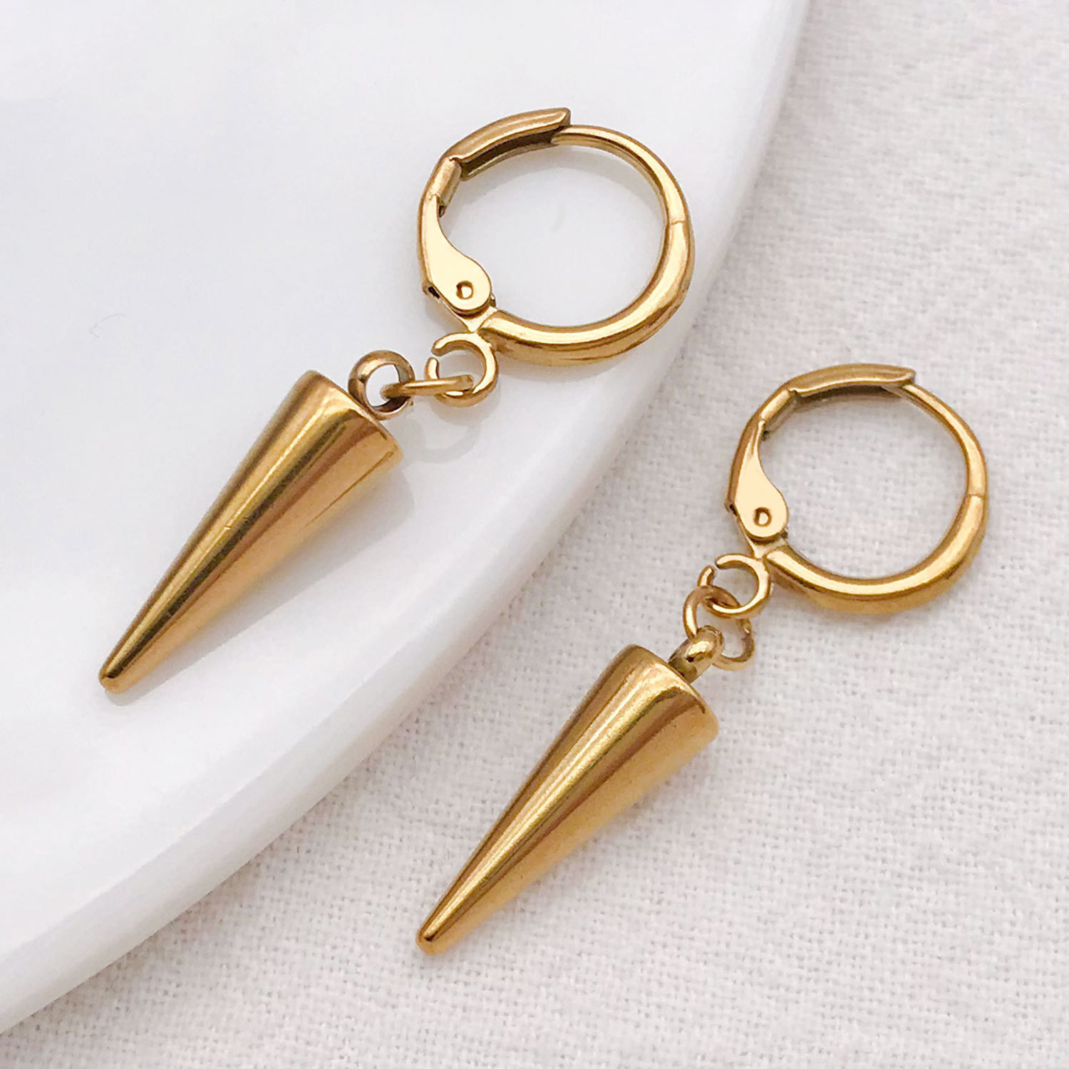 8PCS Stainless Steel Cone Char - Men'S Fashion Jewelry ulasan dan harga
