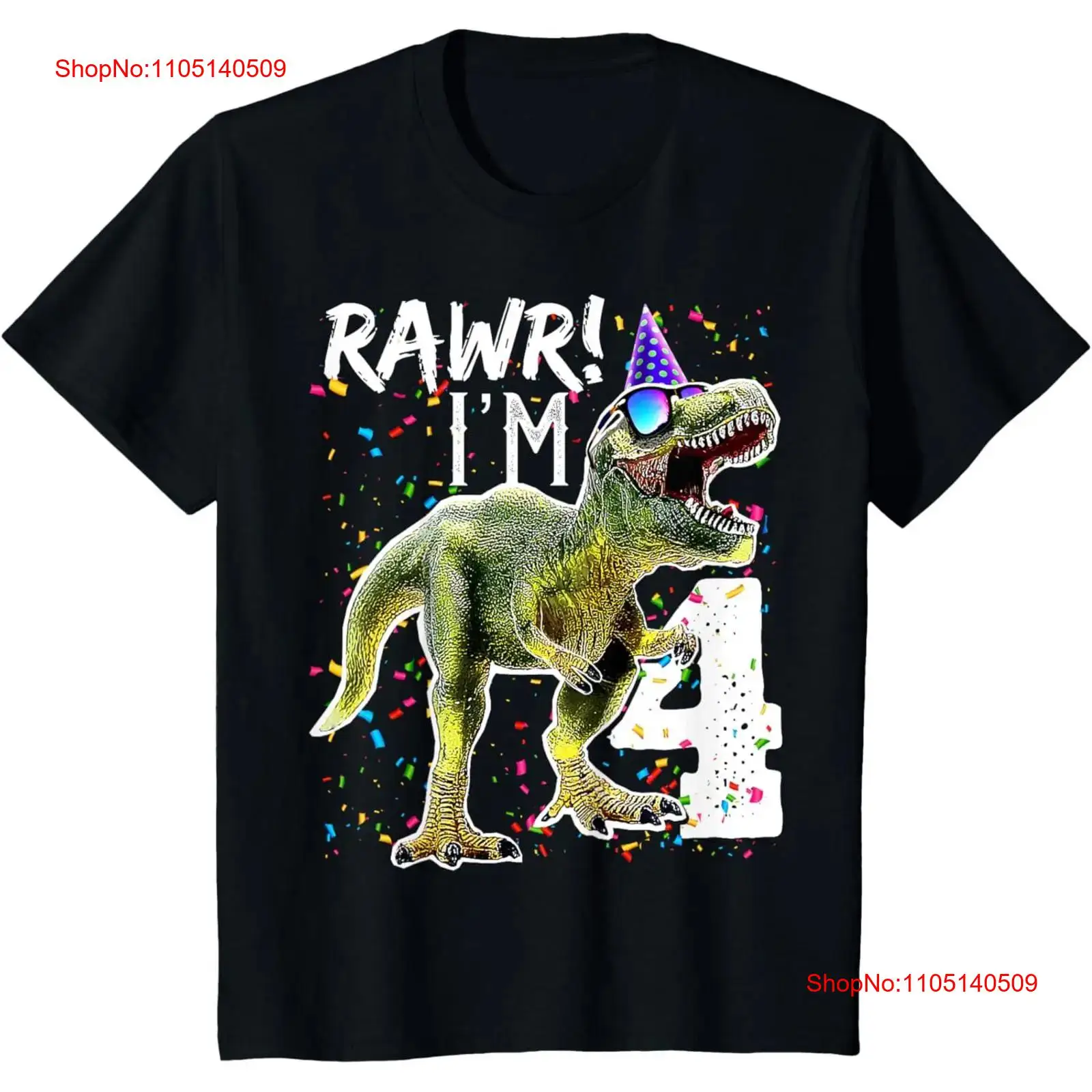 Kids Rawr I'm 4 4th Birthday T - Men Fashion Kids ulasan dan harga