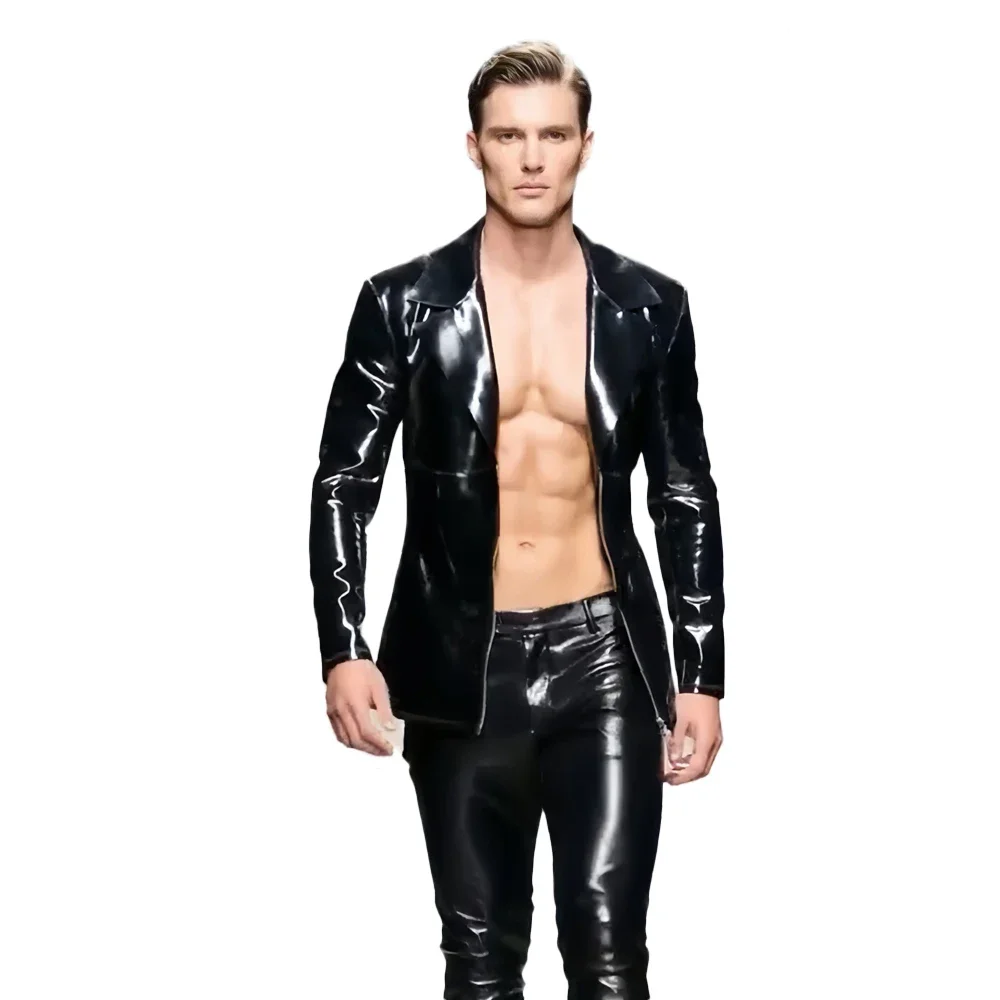 Men's Long Sleeve T-shirts PVC - Men'S Fashion T Shirts ulasan dan harga
