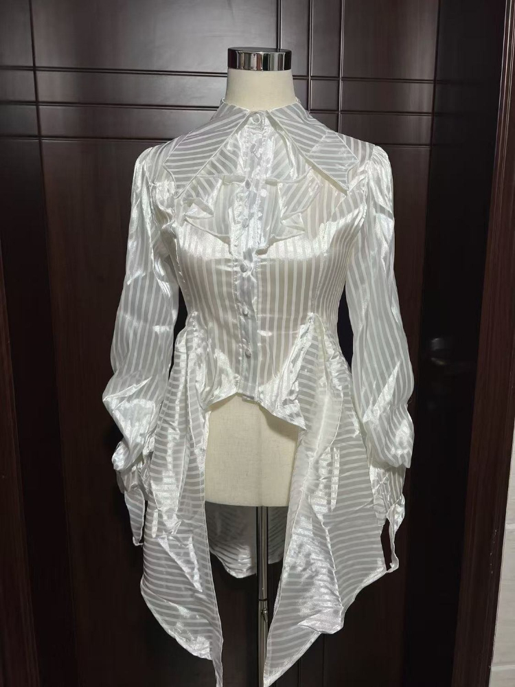 Japanese Vintage Lolita Layere - Polo Shirt Slim ulasan dan harga