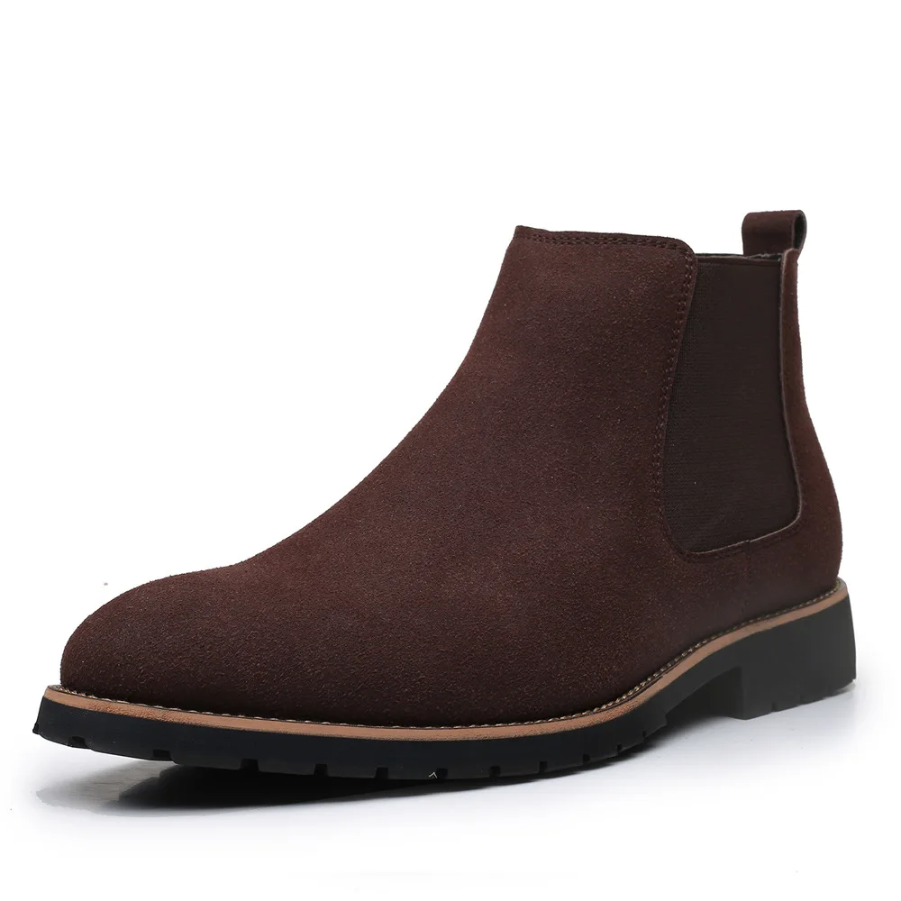 Men Ankle Boots British Style  - Fashion Men'S Boots ulasan dan harga