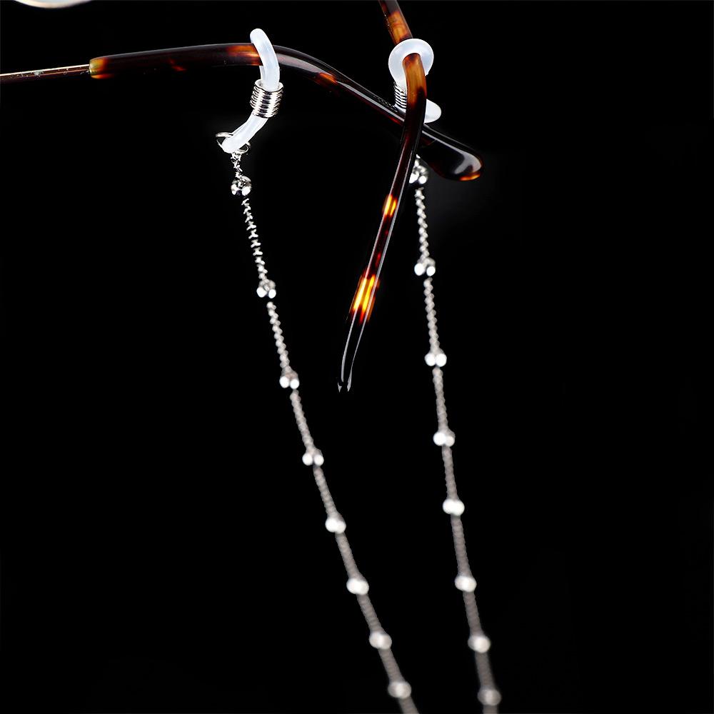 Retainer Beaded Eyeglass Silve - Mens Fashion Reading Glasses ulasan dan harga