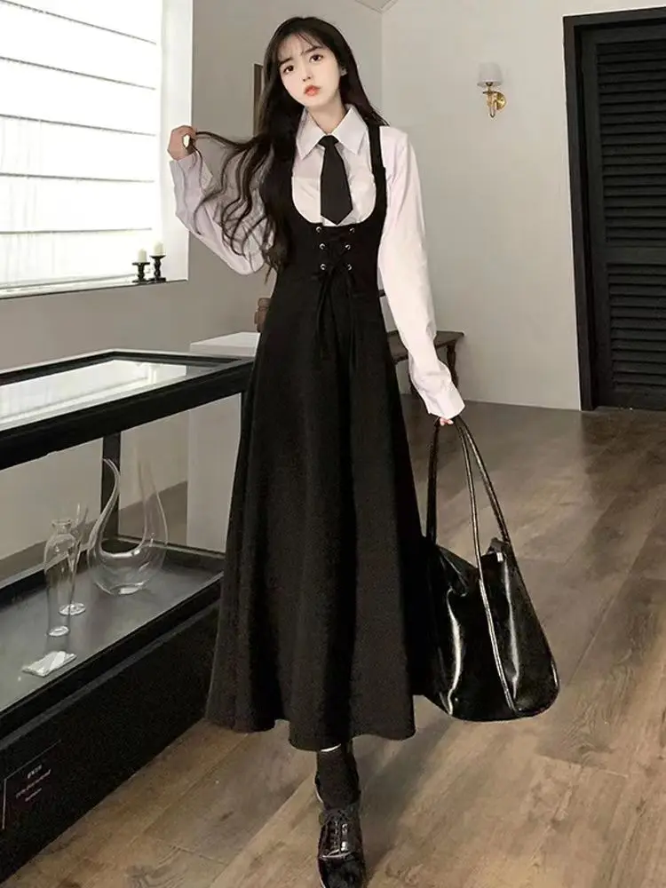 Chic Elegant Dress Sets Women  - Polo Shirt Slim ulasan dan harga