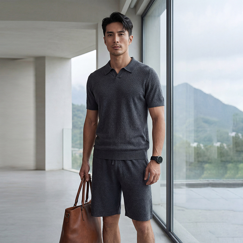 Spring And Summer High-End Men - Men'S Fashion Polo ulasan dan harga