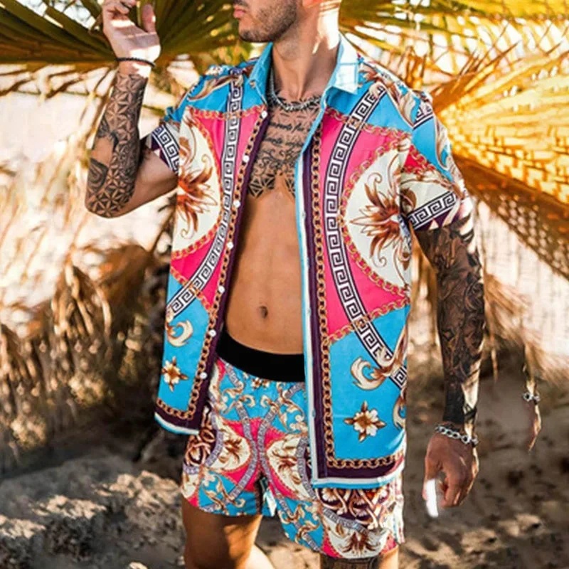 Summer Men's Fashion Leopard P - Men'S Fashion And Style ulasan dan harga