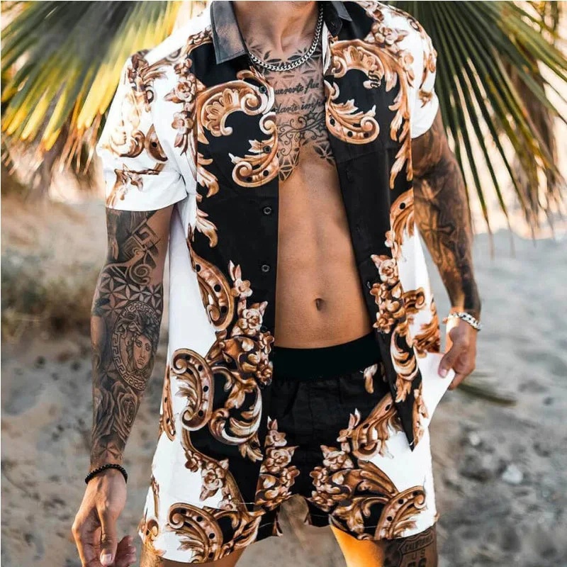 Summer Men's Fashion Leopard P - Men'S Fashion And Style ulasan dan harga