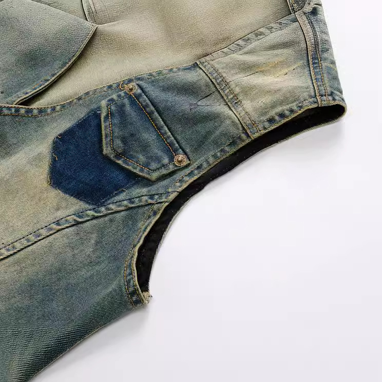 Spring Autumn New Fashion Men' - Men'S Fashion Vest With Jeans ulasan dan harga