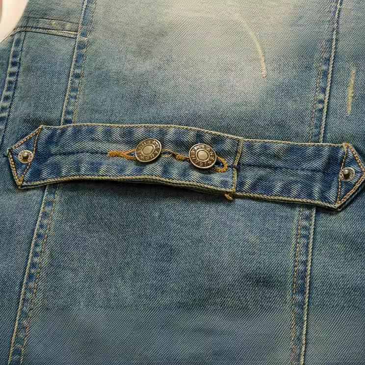 Spring Autumn New Fashion Men' - Men'S Fashion Vest With Jeans ulasan dan harga