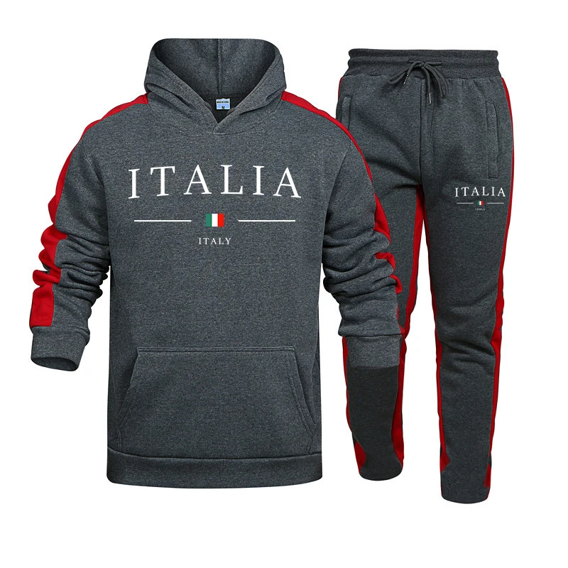 Men's Tracksuit 2 Pcs Sets Fas - Men'S Fashion Outfits ulasan dan harga