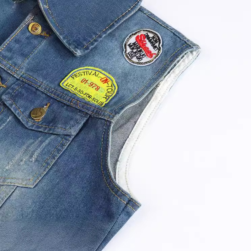 Spring Summber Men's Denim Ves - Men'S Fashion Vest With Jeans ulasan dan harga
