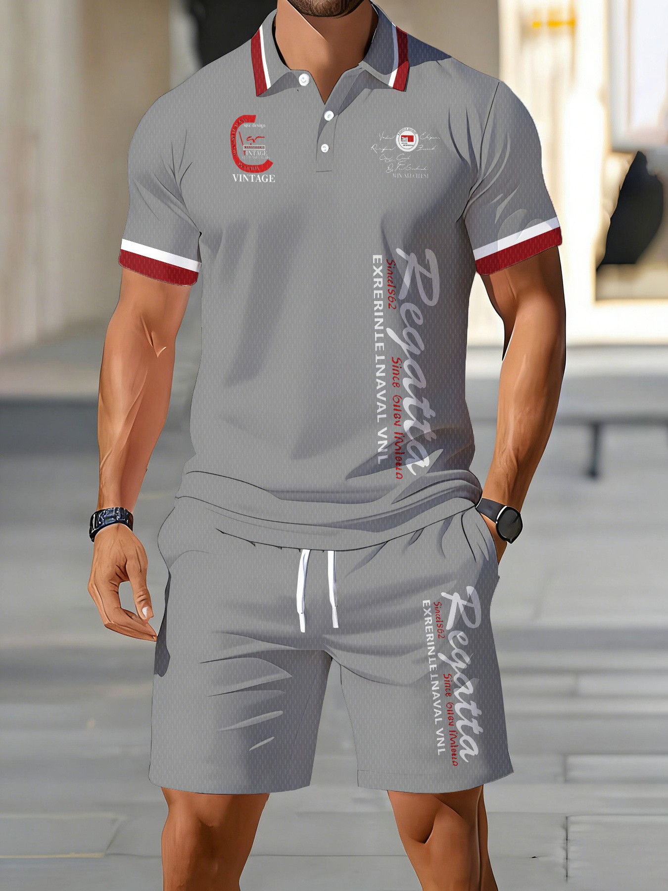 2026 Summer American Men's Pol - Men'S Fashion Polo ulasan dan harga
