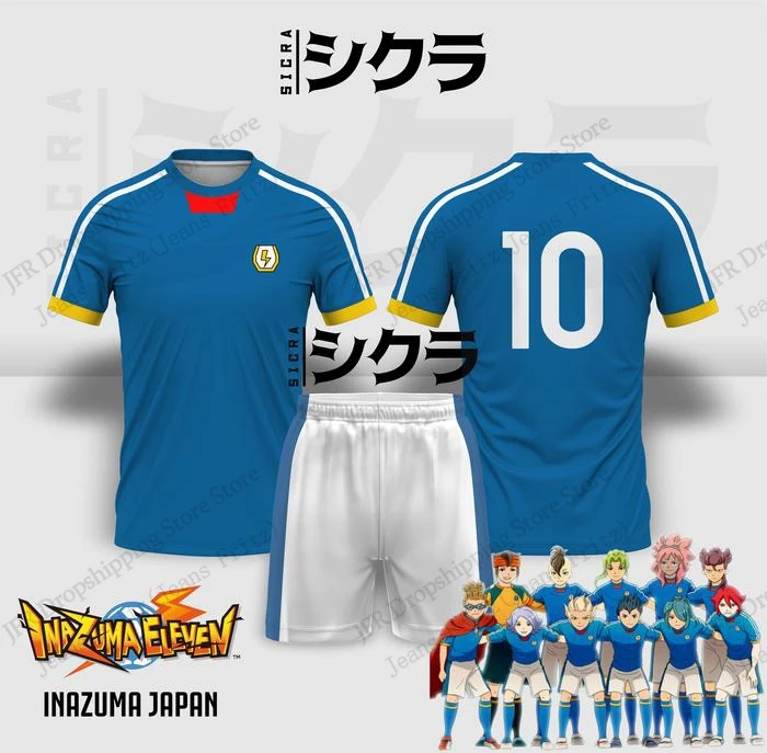 Jersey Set Jersey Inazuma Elev - Men Fashion Kids ulasan dan harga