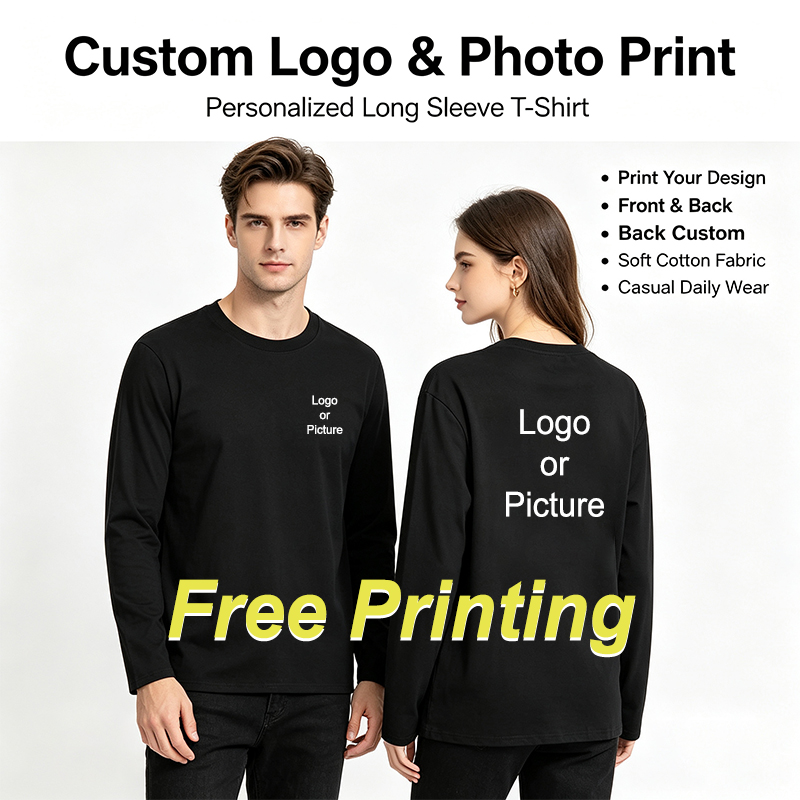 Customized Cotton Long Sleeve  - Men'S Fashion Outfits ulasan dan harga