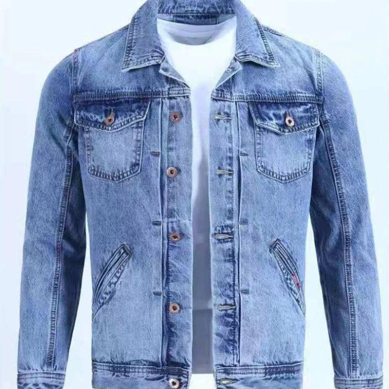 GELITAYIN Male Jean Coats Butt - Men'S Fashion Light Jacket ulasan dan harga