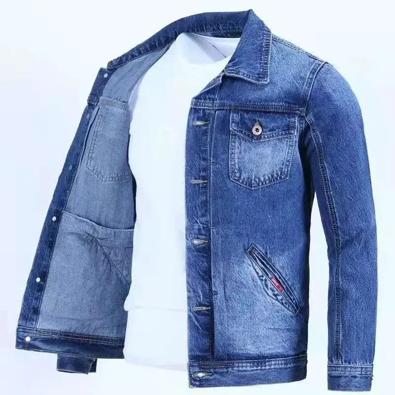 GELITAYIN Male Jean Coats Butt - Men'S Fashion Light Jacket ulasan dan harga