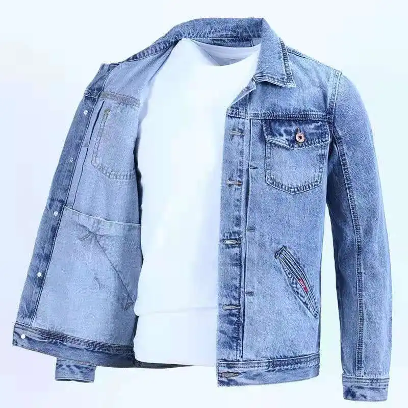 GELITAYIN Male Jean Coats Butt - Men'S Fashion Light Jacket ulasan dan harga