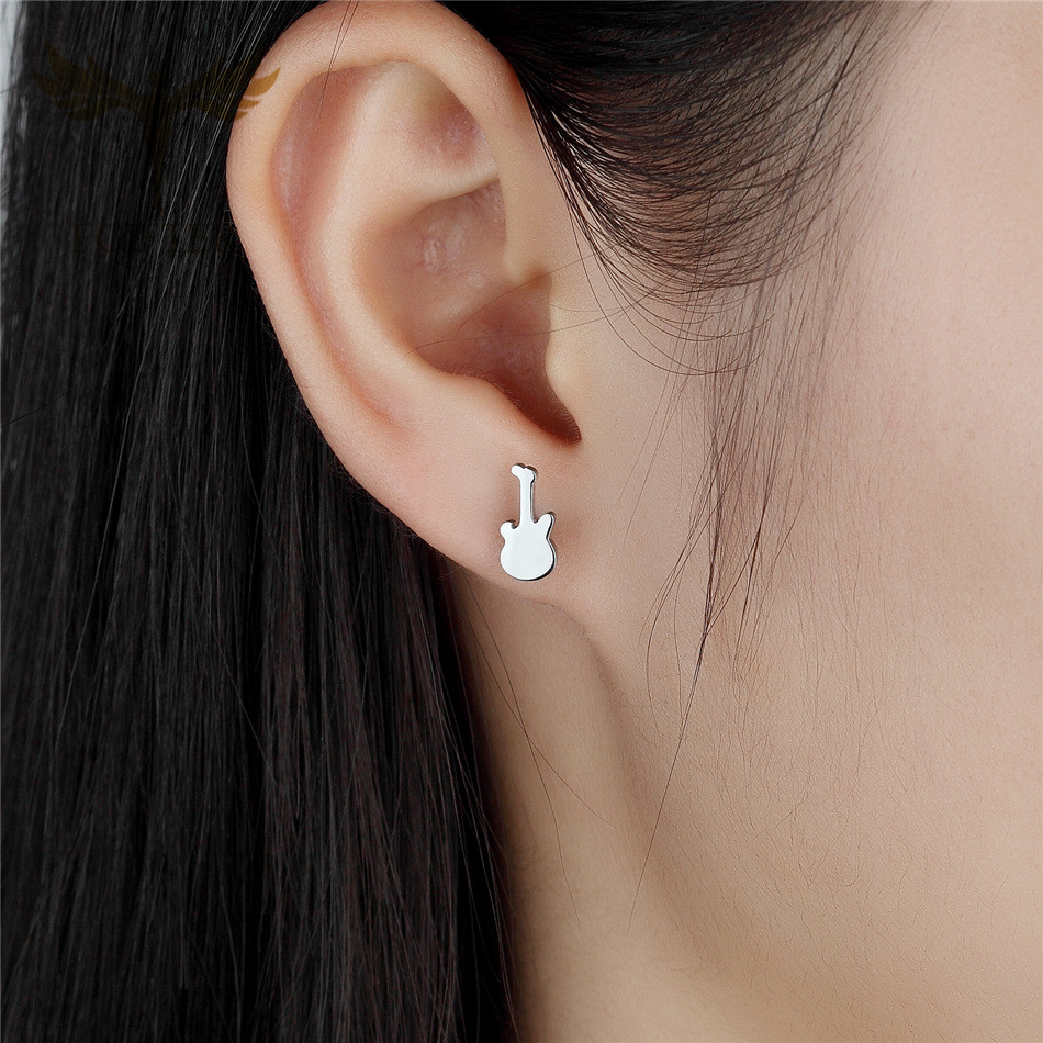 12 Pairs Music Guitar Earrings - Mens Fashion Store ulasan dan harga