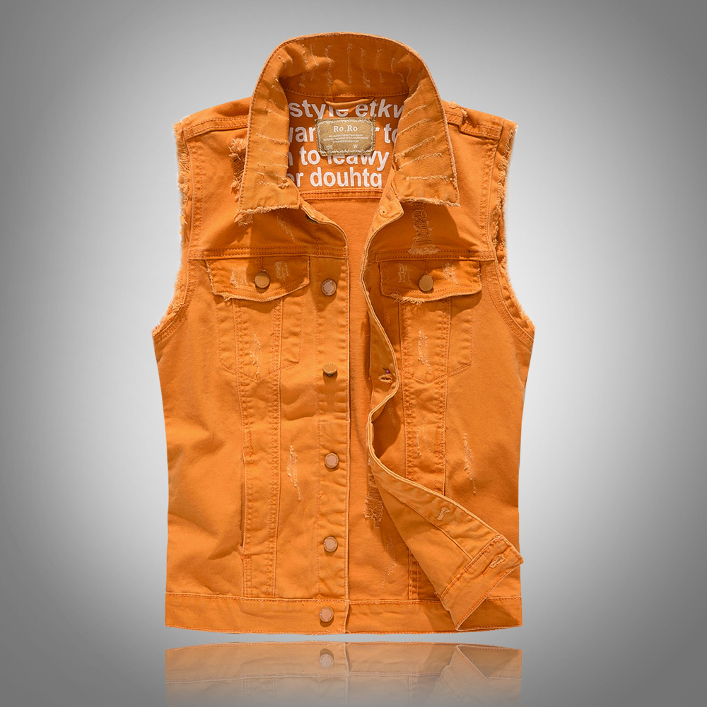 New Fashion Men Green Casual R - Men'S Fashion Vest With Jeans ulasan dan harga