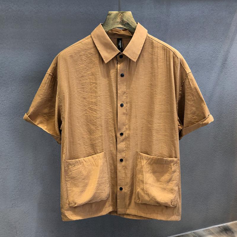 Ice Silk Cooling Fabric Men's  - Men'S Fashion Outfits ulasan dan harga