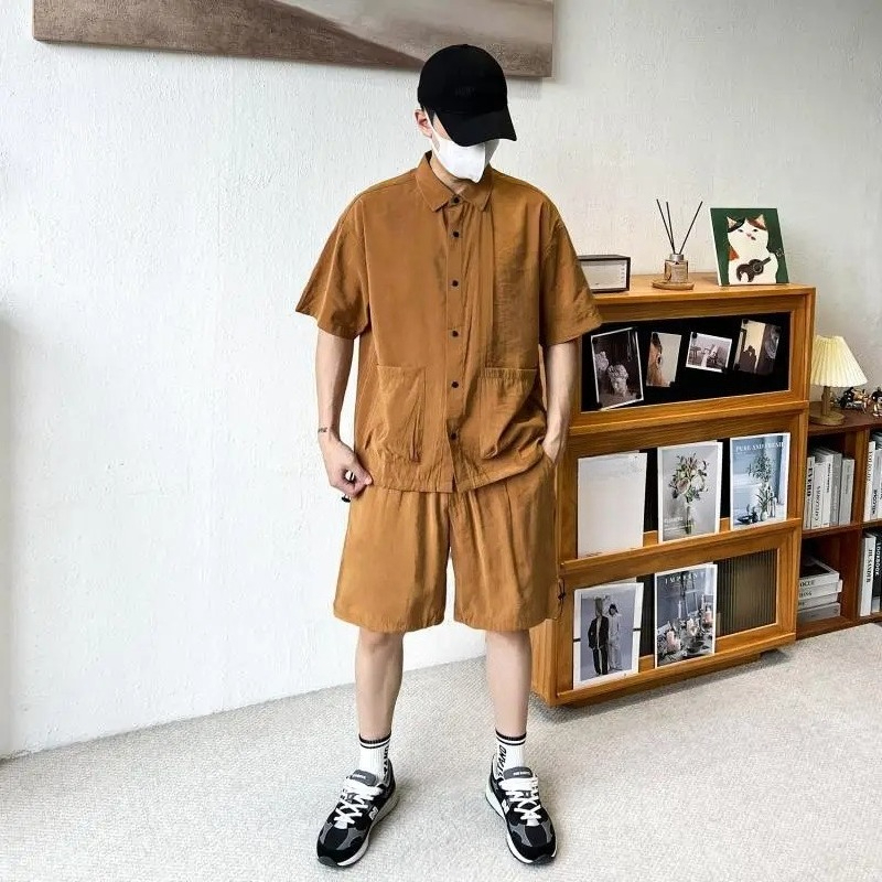 Ice Silk Cooling Fabric Men's  - Men'S Fashion Outfits ulasan dan harga