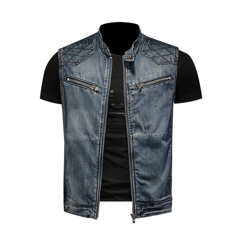 2026 Mens Denim Vests Vintage  - Men'S Fashion Vest With Jeans ulasan dan harga
