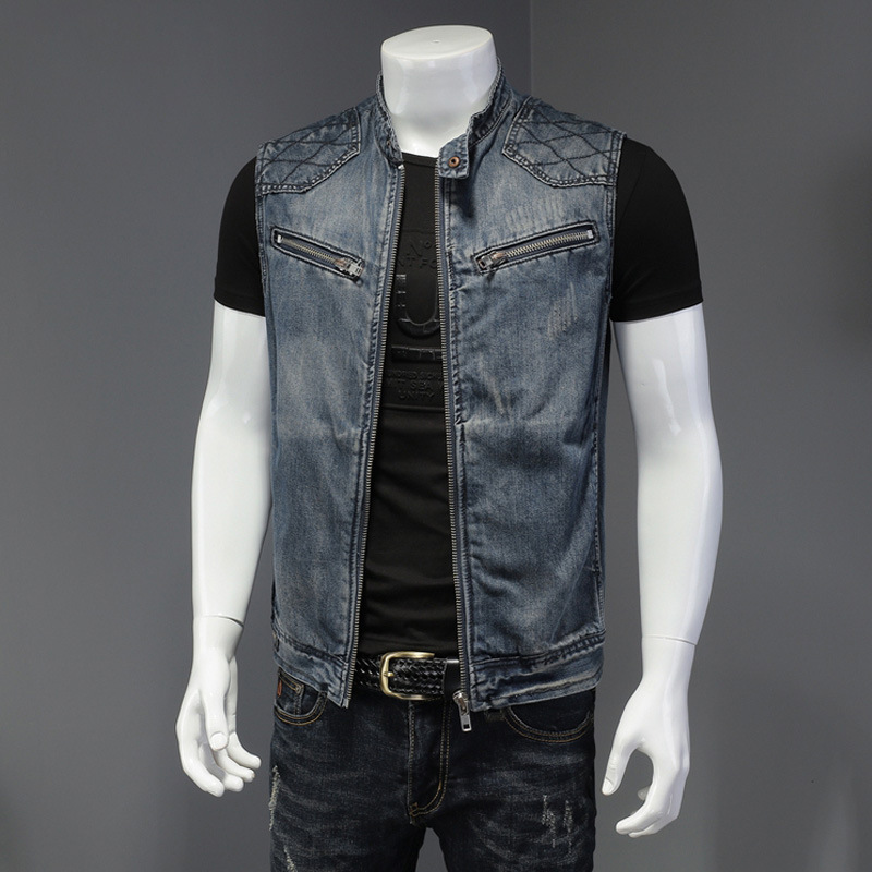 2026 Mens Denim Vests Vintage  - Men'S Fashion Vest With Jeans ulasan dan harga