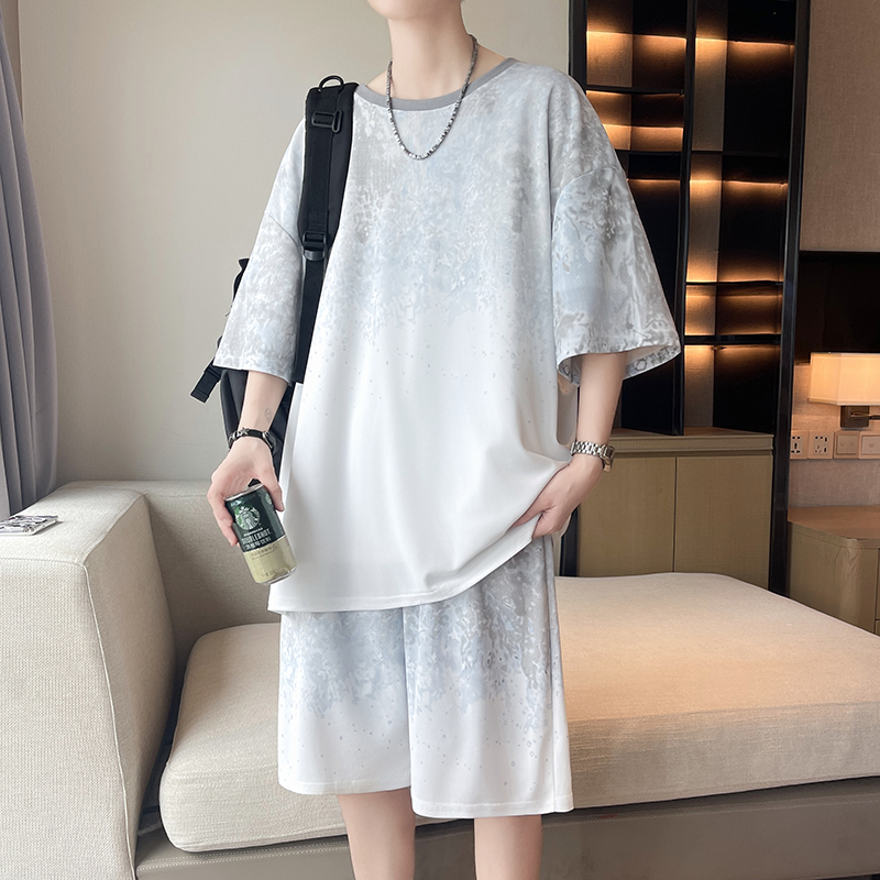 【Top 5-Point Pants】Men's T-Shi - Men'S Fashion T Shirts ulasan dan harga