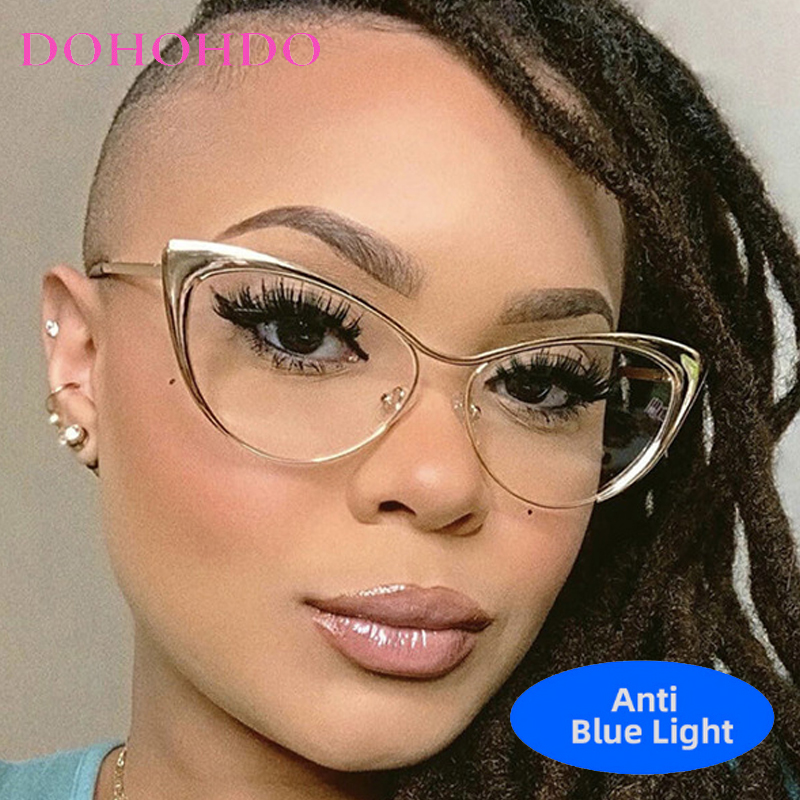 New Luxury Metal Cat Eye Fashi - Mens Fashion Reading Glasses ulasan dan harga