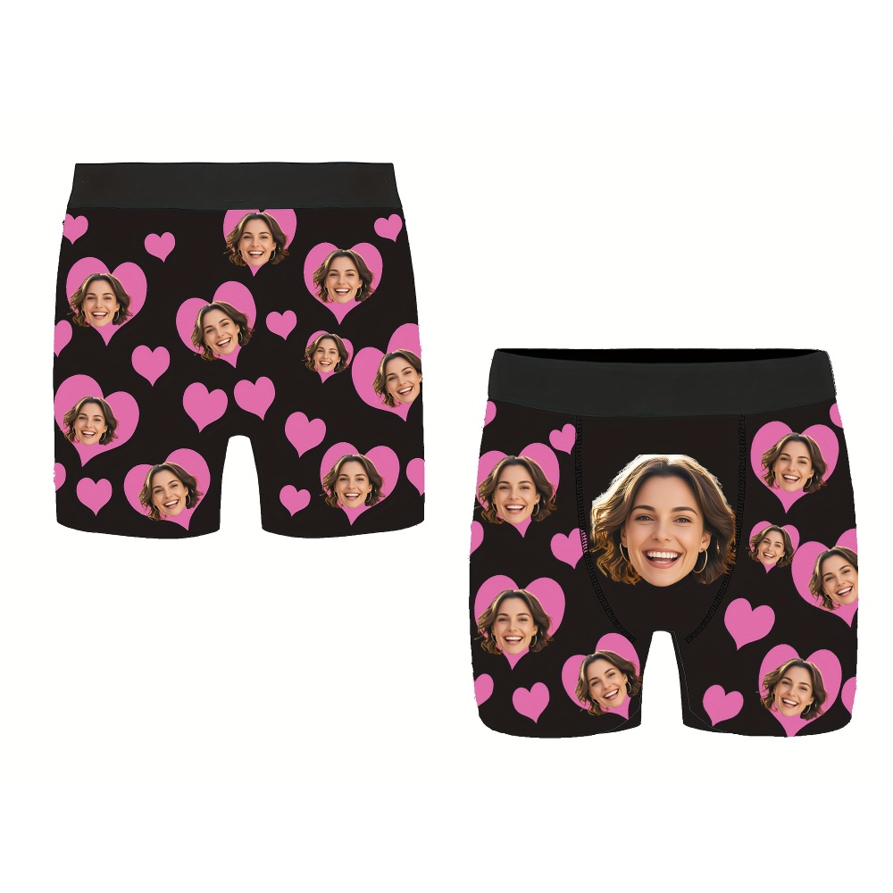 Custom Photo Men Boxer Briefs, - Men'S Fashion Underwear ulasan dan harga