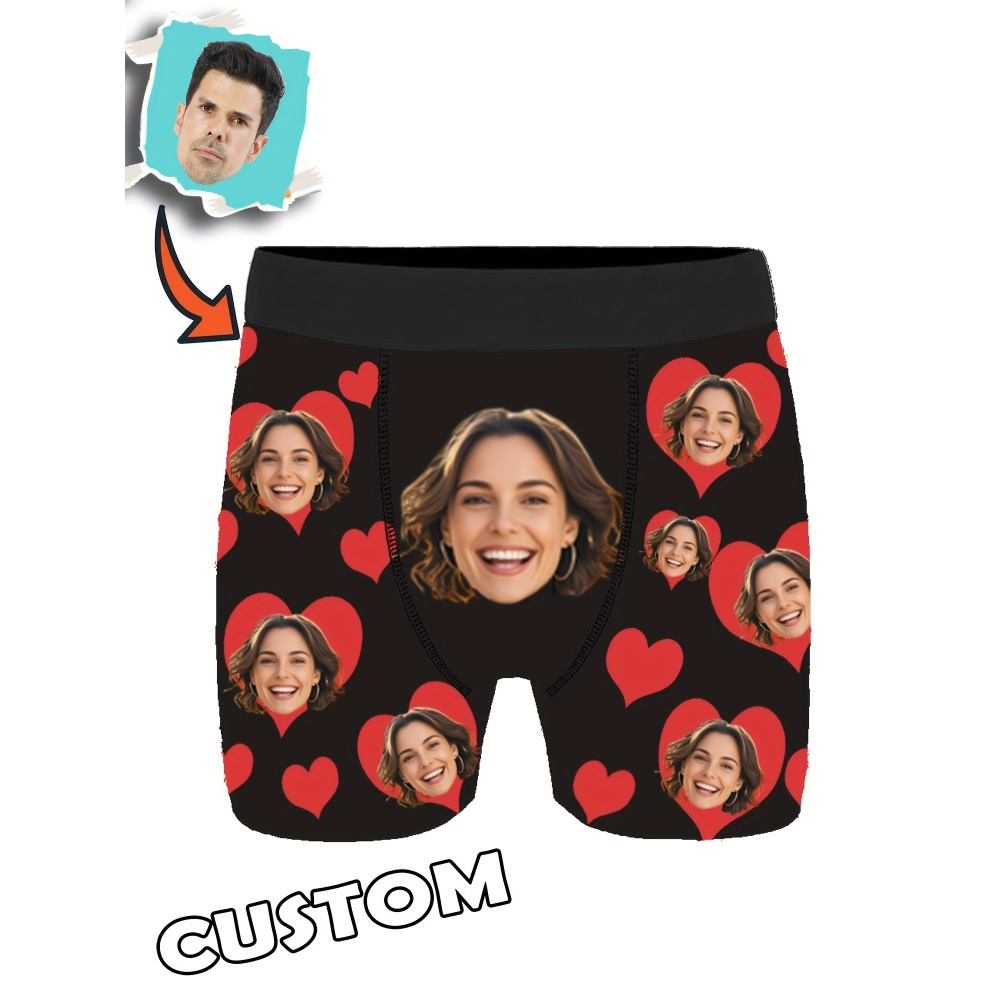 Custom Photo Men Boxer Briefs, - Men'S Fashion Underwear ulasan dan harga