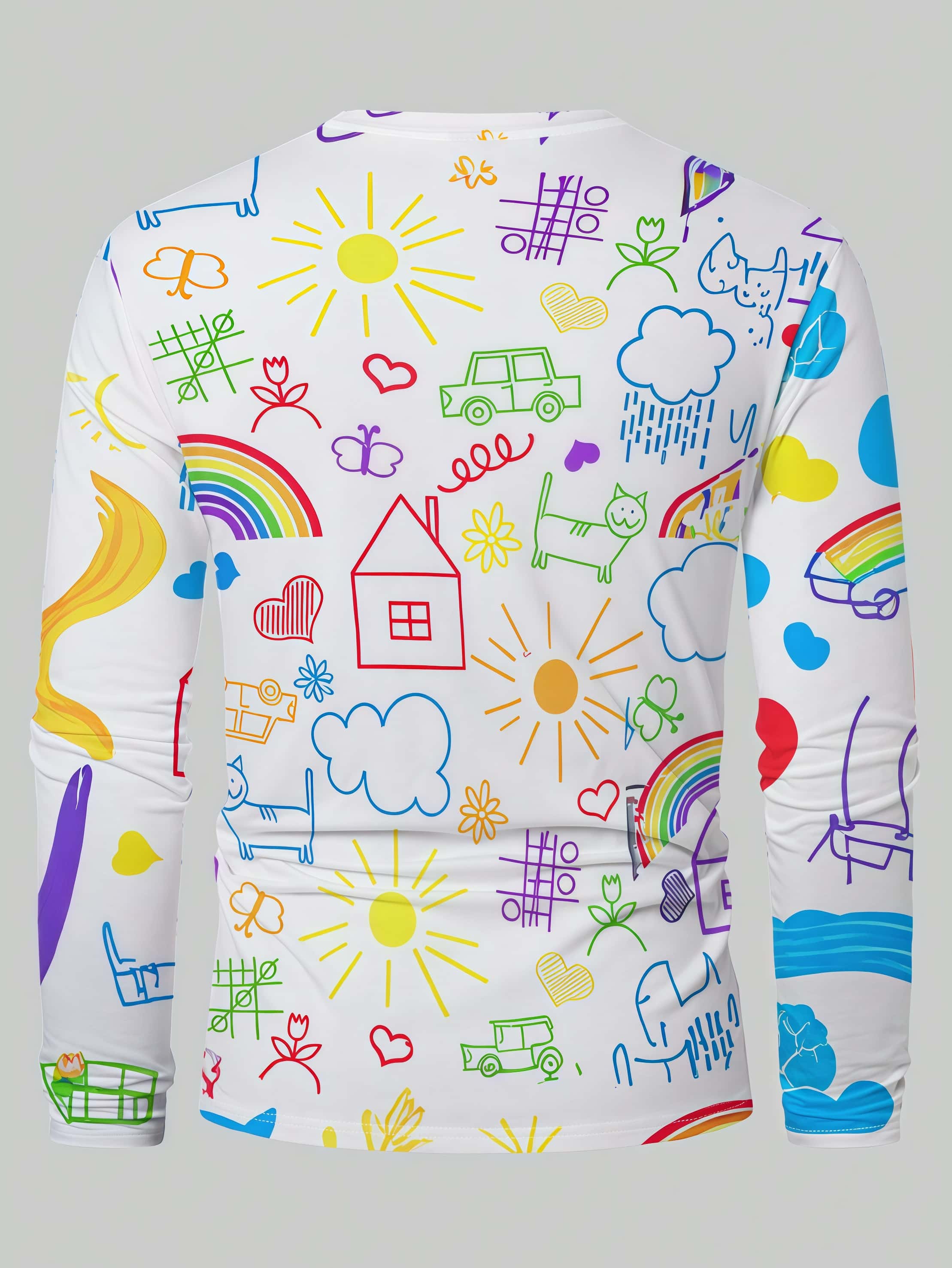 2026 New Dopamine Color Graffi - Men'S Fashion T Shirts ulasan dan harga