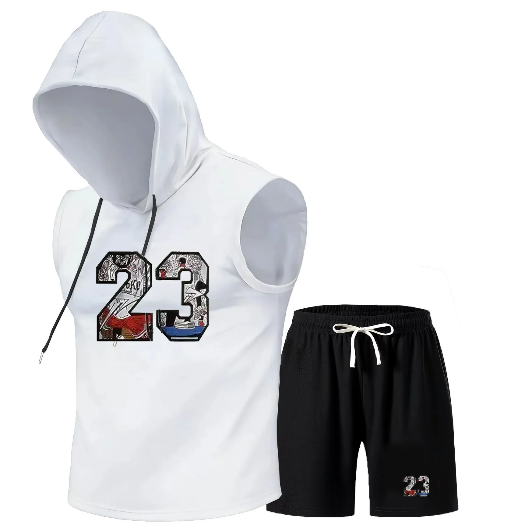 Brand  Summer Men's Two Piece  - Men'S Fashion T Shirts ulasan dan harga