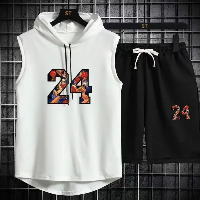 Brand  Summer Men's Two Piece  - Men'S Fashion T Shirts ulasan dan harga