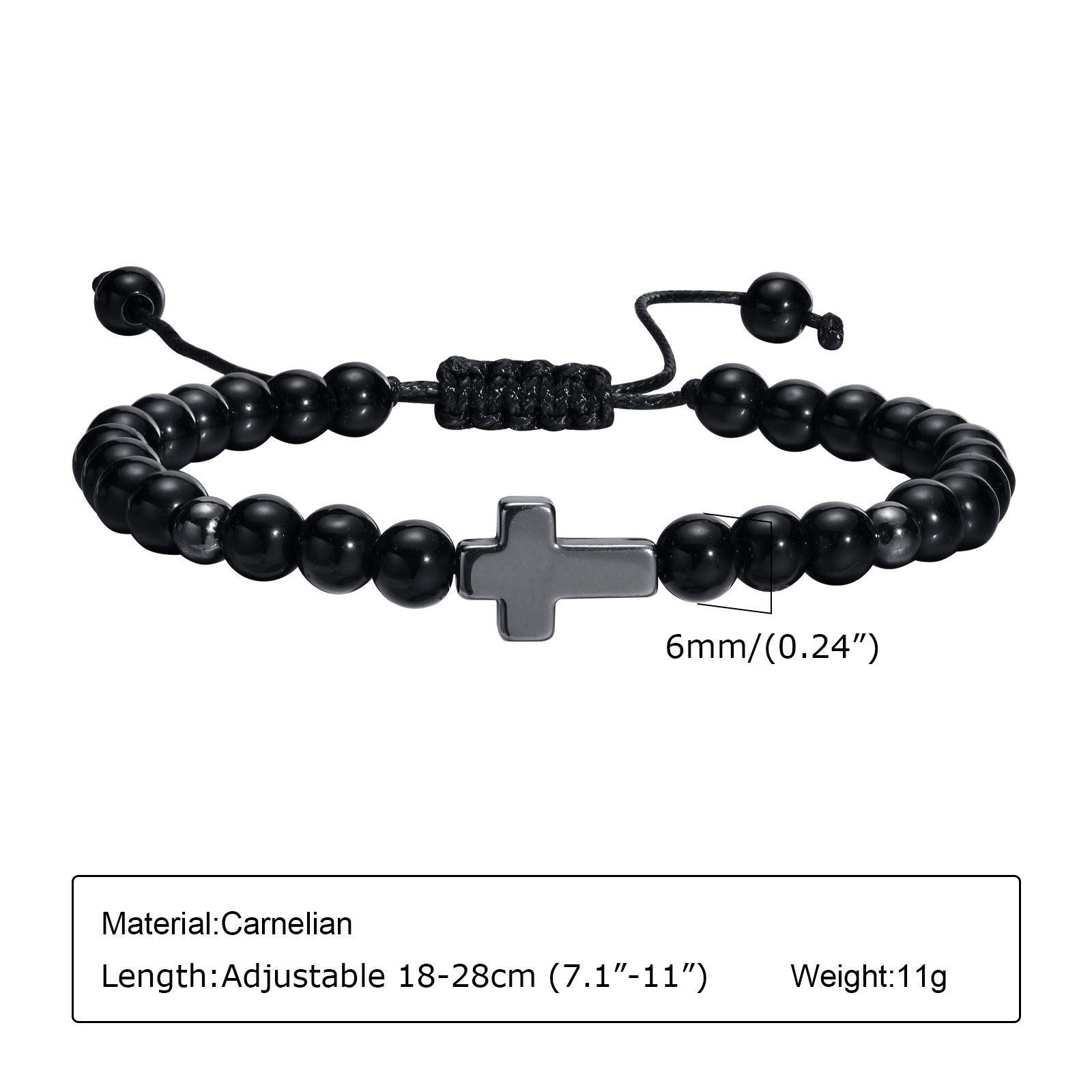 Easter Hematite Cross Bracelet - Men'S Fashion Easter ulasan dan harga